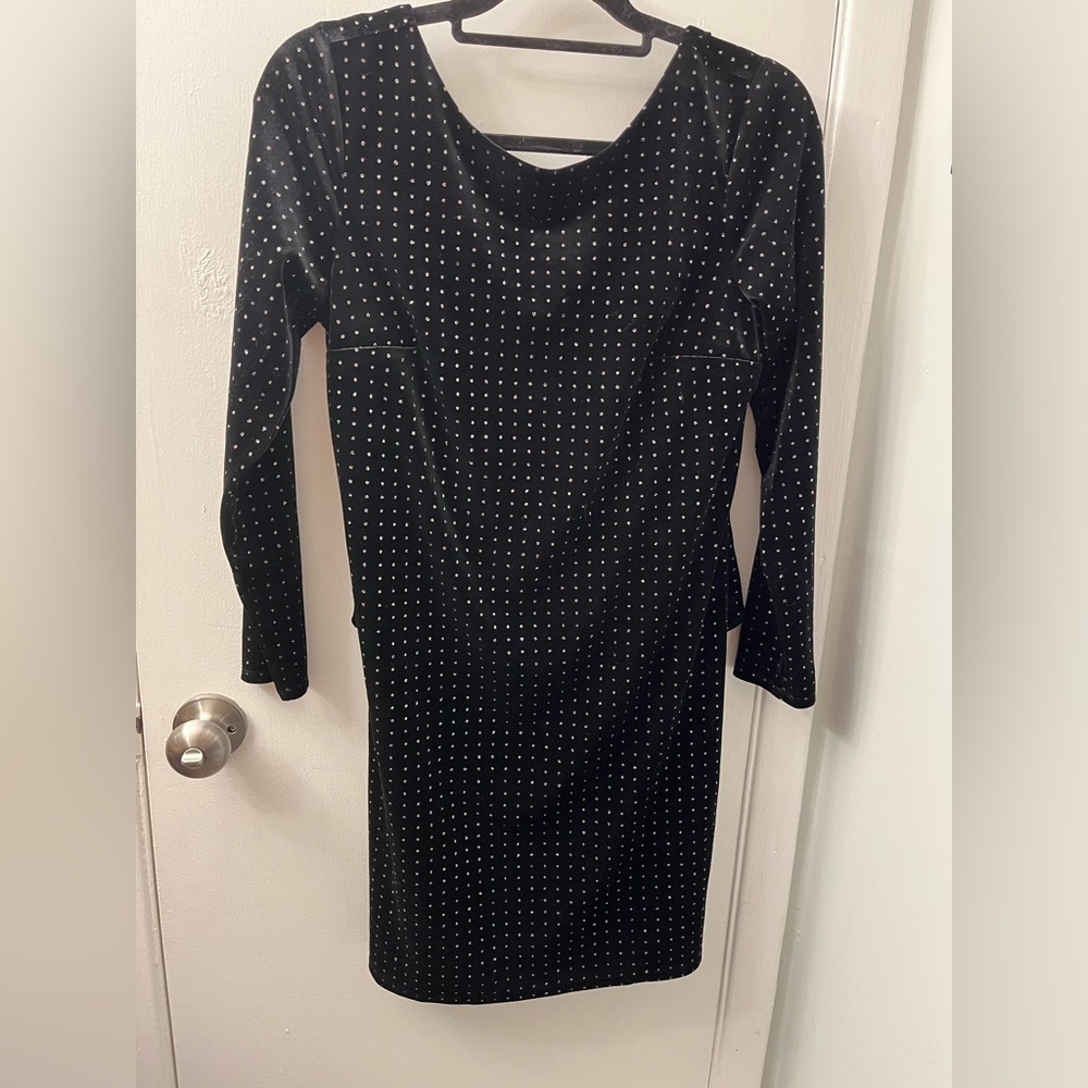 Express Velvet Bodycon Dress